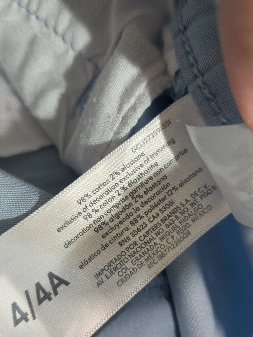 Carters size little